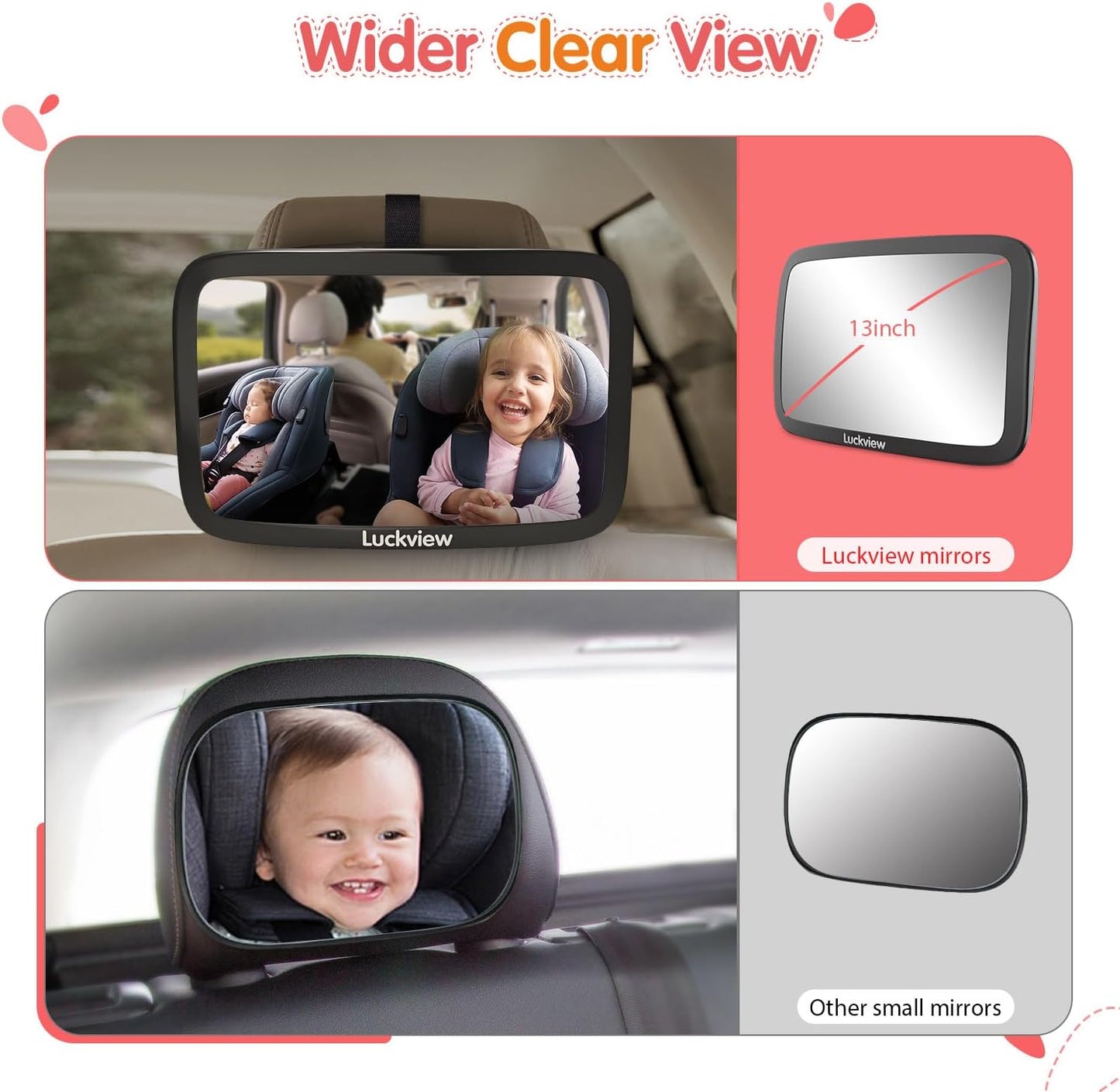 Luckview Baby Car Monitor | Mirror - Luckview