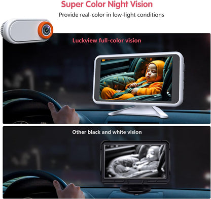 Luckview Baby Car Monitor | BM2-White - Luckview
