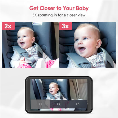 Luckview Baby Car Monitor | BM3-Black - Luckview