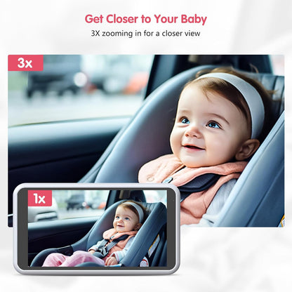 Luckview Baby Car Monitor | BM3-White - Luckview