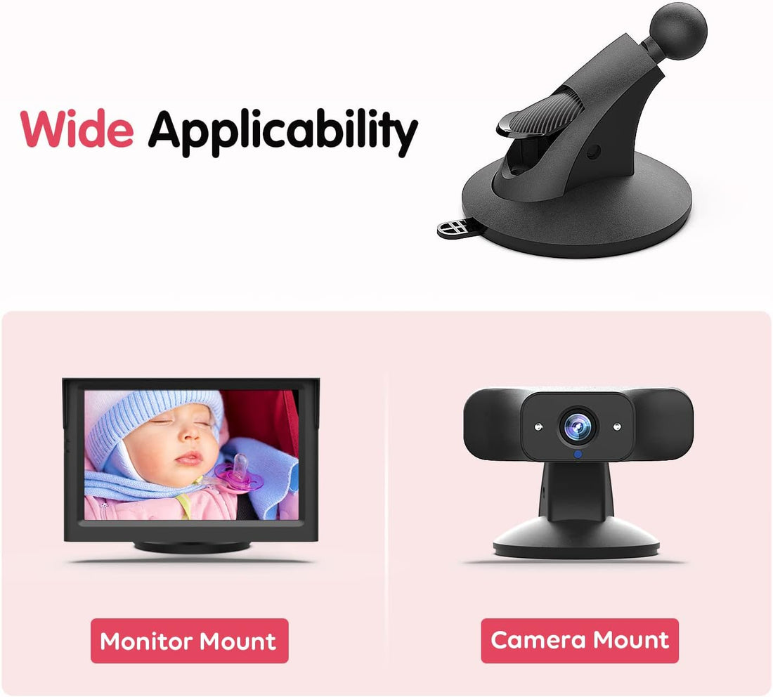 Baby Car Camera Suction Cup Mounts Bracket