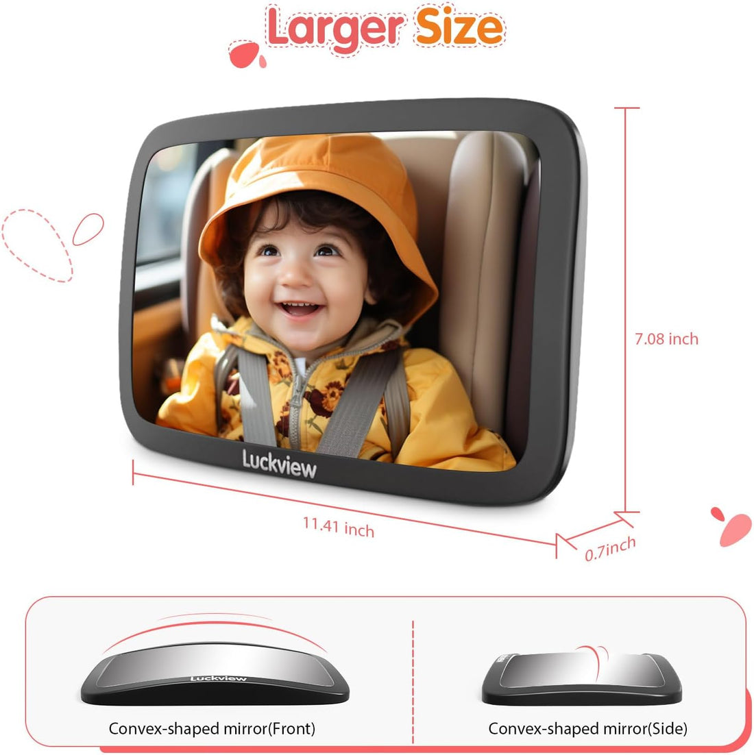 Luckview Baby Car Monitor | Mirror - Luckview